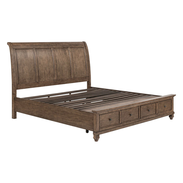 Twin Lakes King Storage Bed - Furniture 4 Less (Jacksonville, NC)