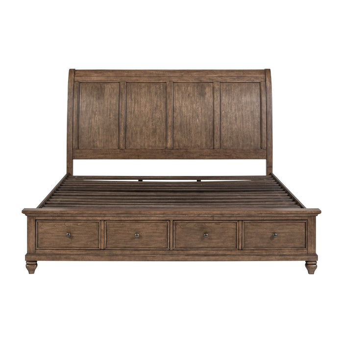Twin Lakes King Storage Bed - Furniture 4 Less (Jacksonville, NC)