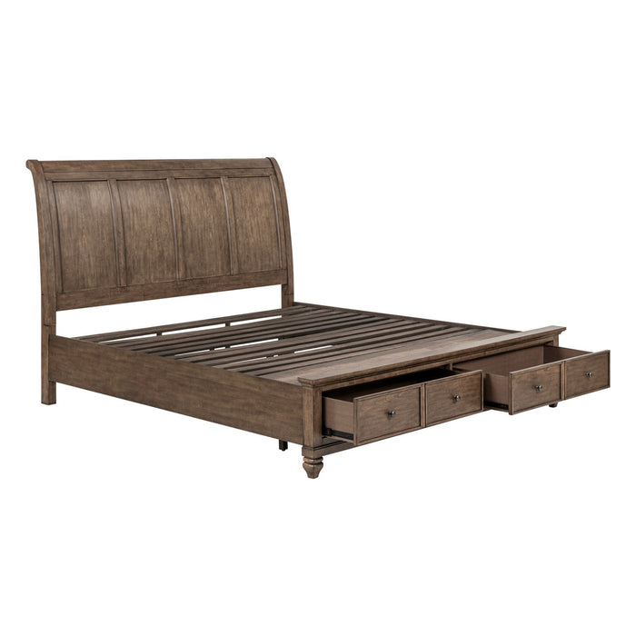 Twin Lakes King Storage Bed - Furniture 4 Less (Jacksonville, NC)