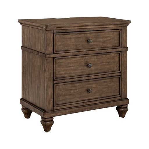 Twin Lakes Nightstand w/ Charging Station - Furniture 4 Less (Jacksonville, NC)