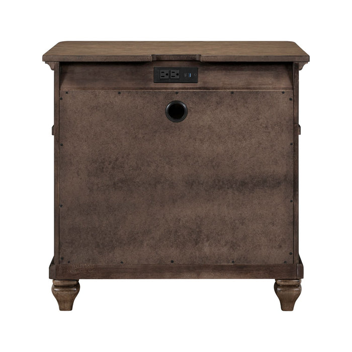Twin Lakes Nightstand w/ Charging Station - Furniture 4 Less (Jacksonville, NC)