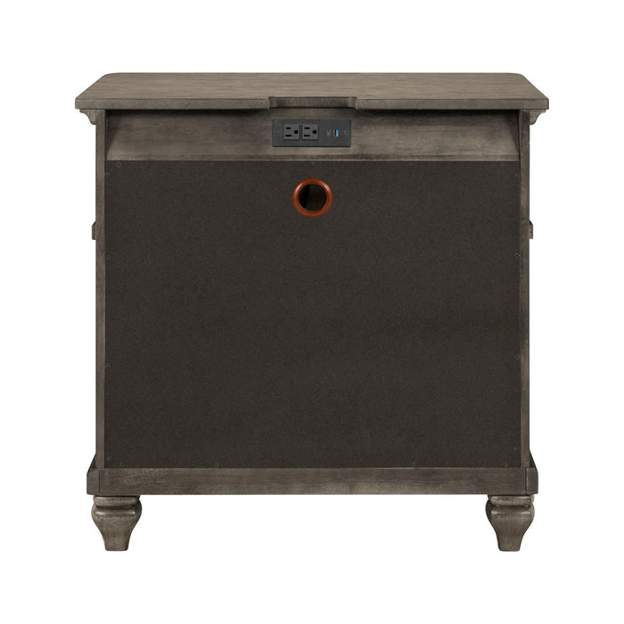 Twin Lakes Nightstand w/ Charging Station - Furniture 4 Less (Jacksonville, NC)
