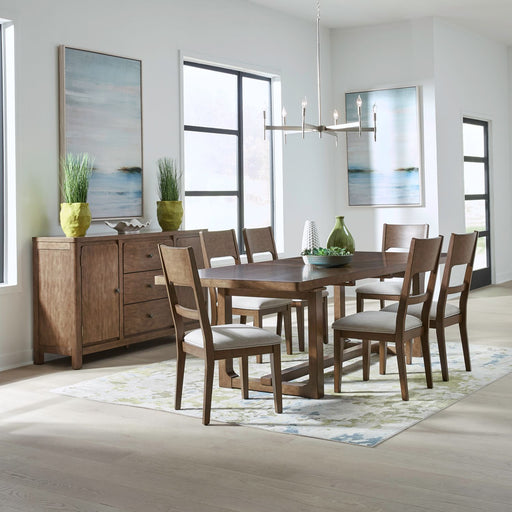 Harmony 7 Piece Trestle Table Set image