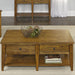 Liberty Furniture Lake House Cocktail Table in Oak - Furniture 4 Less (Jacksonville, NC)
