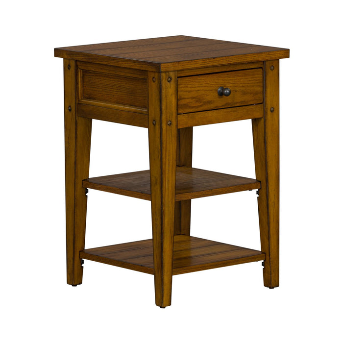 Lake House Chair Side Table - Furniture 4 Less (Jacksonville, NC)