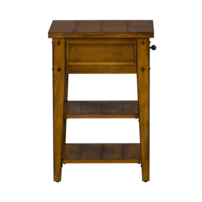 Lake House Chair Side Table - Furniture 4 Less (Jacksonville, NC)