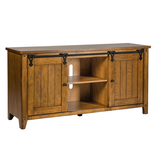 Liberty Furniture Lake House TV Console in Oak - Furniture 4 Less (Jacksonville, NC)