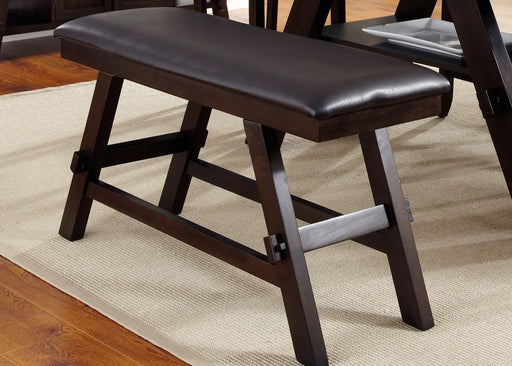 Liberty Furniture Lawson Counter Bench in Light/Dark Expresso - Furniture 4 Less (Jacksonville, NC)
