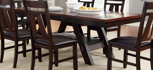 Liberty Furniture Lawson Pedestal Table in Light/Dark Expresso - Furniture 4 Less (Jacksonville, NC)