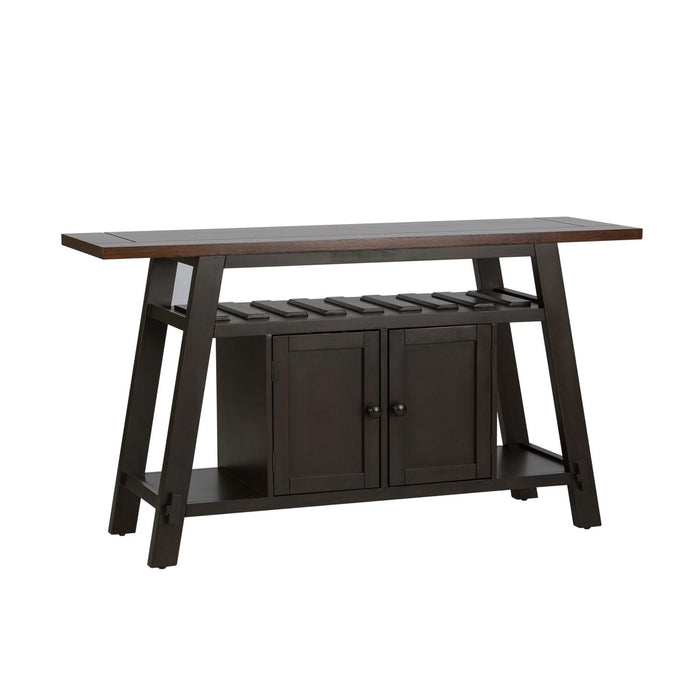 Lawson Server in Light/Dark Expresso - Furniture 4 Less (Jacksonville, NC)