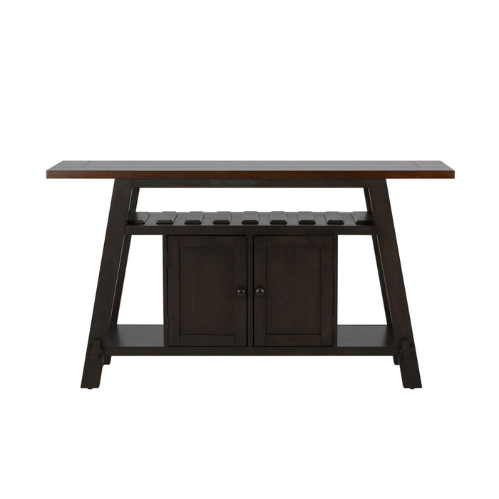 Lawson Server in Light/Dark Expresso - Furniture 4 Less (Jacksonville, NC)