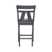 Liberty Furniture Lawson Splat Back Counter Chair (Set of 2) in Weathered Gray - Furniture 4 Less (Jacksonville, NC)