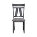 Liberty Furniture Lawson Splat Back Side Chair (Set of 2) in Weathered Gray - Furniture 4 Less (Jacksonville, NC)