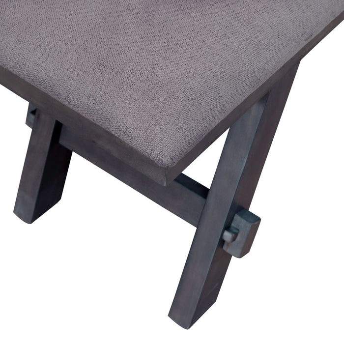 Lawson Bench in Weathered Gray - Furniture 4 Less (Jacksonville, NC)