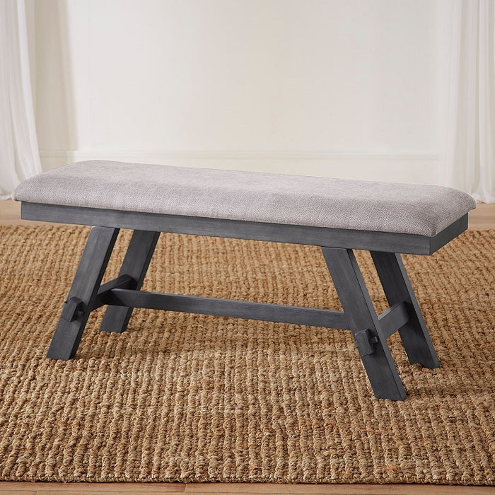 Liberty Furniture Lawson Bench in Weathered Gray - Furniture 4 Less (Jacksonville, NC)