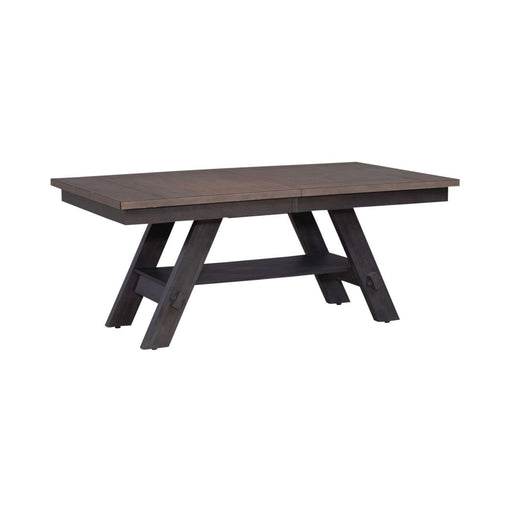 Liberty Furniture Lawson Pedestal Table in Weathered Gray 116GY-P4090 - Furniture 4 Less (Jacksonville, NC)