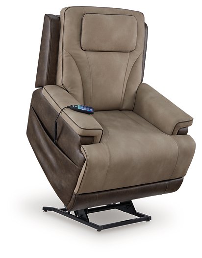 4Z-Peaceful Pause Power Lift Recliner - Furniture 4 Less (Jacksonville, NC)