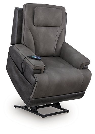 4Z-Peaceful Pause Power Lift Recliner - Furniture 4 Less (Jacksonville, NC)