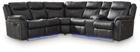 Sultan Meadow Reclining Sectional - Furniture 4 Less (Jacksonville, NC)