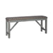 Newport Counter Height Dining Bench in Smokey Grey - Furniture 4 Less (Jacksonville, NC)