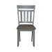 Liberty Furniture Newport Splat Back Side Chair (Set of 2) in Smokey Grey - Furniture 4 Less (Jacksonville, NC)