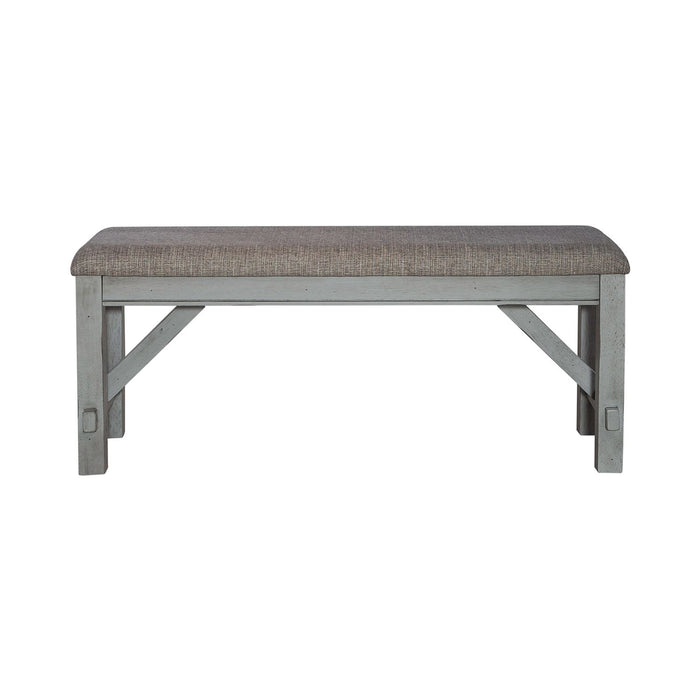 Newport Dining Bench in Smokey Grey - Furniture 4 Less (Jacksonville, NC)
