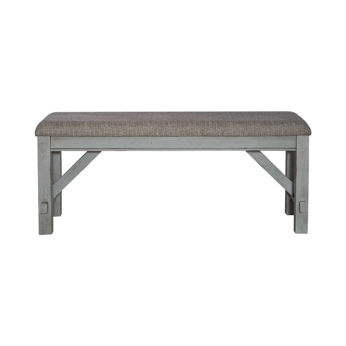 Liberty Furniture Newport Dining Bench in Smokey Grey - Furniture 4 Less (Jacksonville, NC)