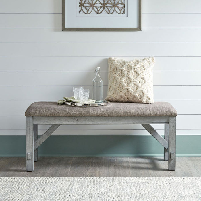 Liberty Furniture Newport Dining Bench in Smokey Grey - Furniture 4 Less (Jacksonville, NC)