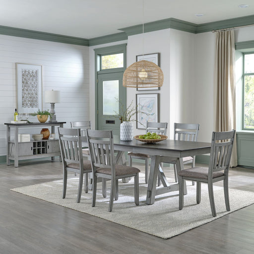 Newport 7 Piece Trestle Table Set image