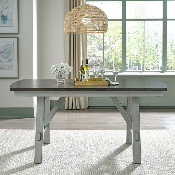 Liberty Furniture Newport Gathering Table in Smokey Grey - Furniture 4 Less (Jacksonville, NC)