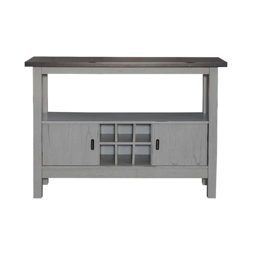 Liberty Furniture Newport Server in Smokey Grey - Furniture 4 Less (Jacksonville, NC)