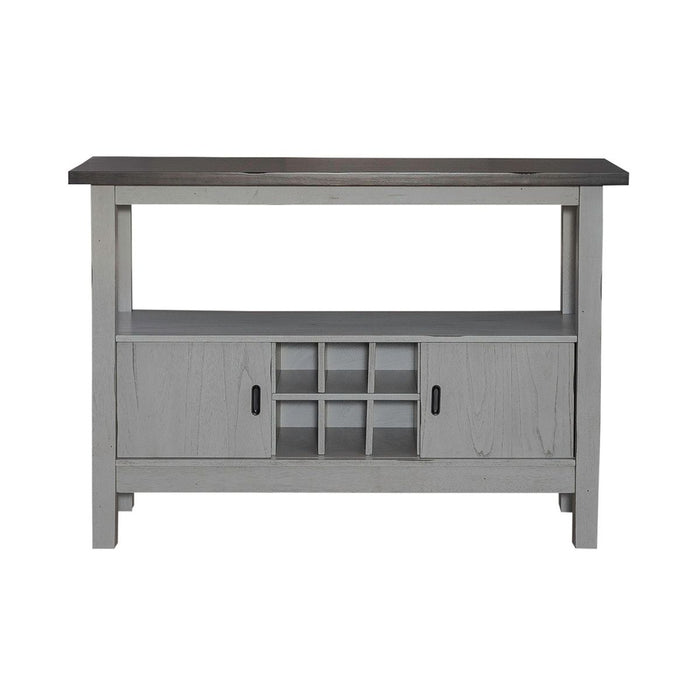 Liberty Furniture Newport Server in Smokey Grey - Furniture 4 Less (Jacksonville, NC)
