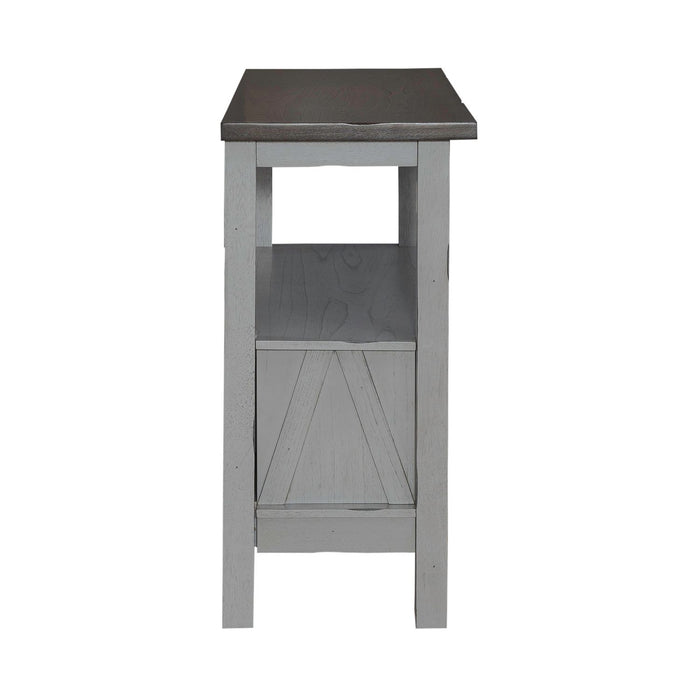 Newport Server in Smokey Grey - Furniture 4 Less (Jacksonville, NC)
