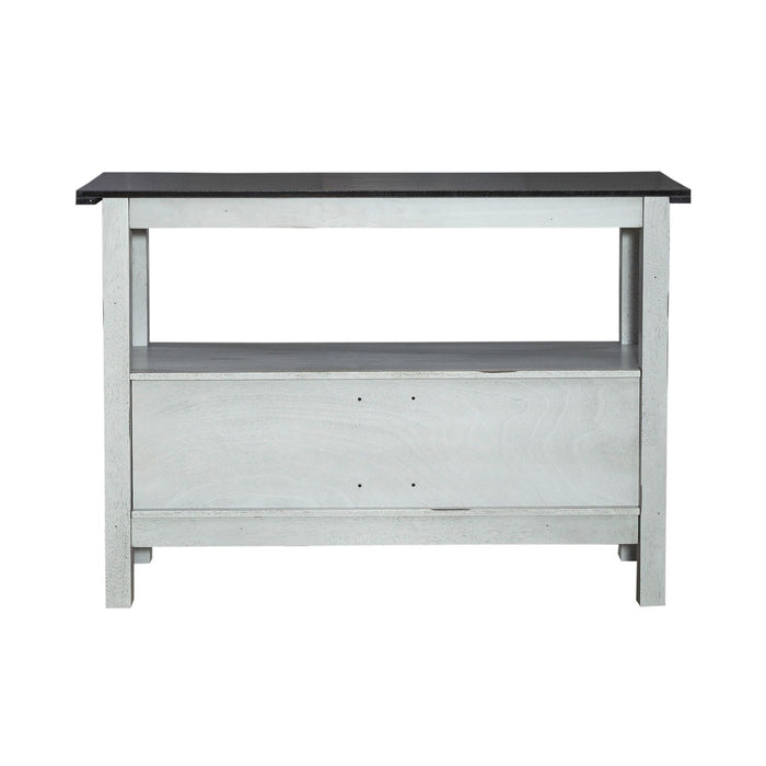 Newport Server in Smokey Grey - Furniture 4 Less (Jacksonville, NC)
