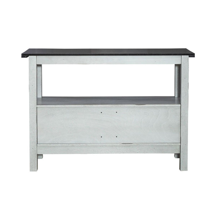 Liberty Furniture Newport Server in Smokey Grey - Furniture 4 Less (Jacksonville, NC)