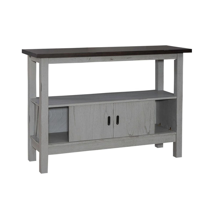 Liberty Furniture Newport Server in Smokey Grey - Furniture 4 Less (Jacksonville, NC)