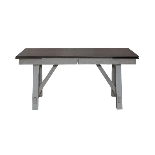 Liberty Furniture Newport Trestle Table in Smokey Grey - Furniture 4 Less (Jacksonville, NC)
