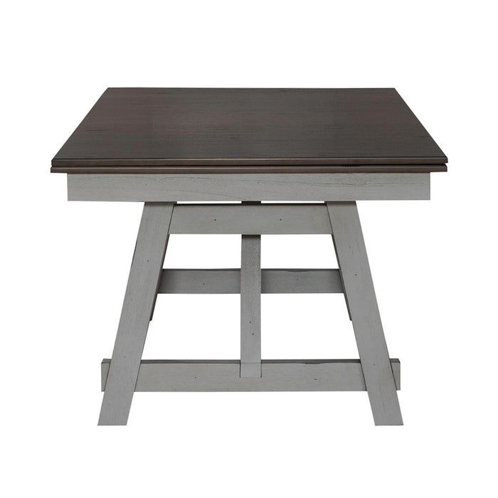 Liberty Furniture Newport Trestle Table in Smokey Grey - Furniture 4 Less (Jacksonville, NC)