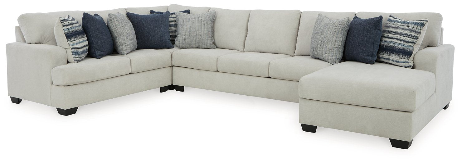 Lowder Sectional with Chaise - Furniture 4 Less (Jacksonville, NC)