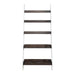 Farmhouse Leaning Bookcase in White/Oak - Furniture 4 Less (Jacksonville, NC)