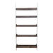 Farmhouse Leaning Bookcase in White/Oak - Furniture 4 Less (Jacksonville, NC)