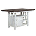 Farmhouse 5 Piece Gathering Table Set - Furniture 4 Less (Jacksonville, NC)