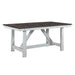 Farmhouse Optional 5 Piece Trestle Table Set - Furniture 4 Less (Jacksonville, NC)