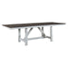 Farmhouse Optional 7 Piece Trestle Table Set - Furniture 4 Less (Jacksonville, NC)