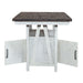 Farmhouse Gathering Table in White/Oak - Furniture 4 Less (Jacksonville, NC)