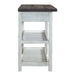 Farmhouse Server in White/Oak - Furniture 4 Less (Jacksonville, NC)