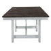 Farmhouse Trestle Table in White - Furniture 4 Less (Jacksonville, NC)