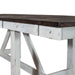 Farmhouse Trestle Table in White - Furniture 4 Less (Jacksonville, NC)
