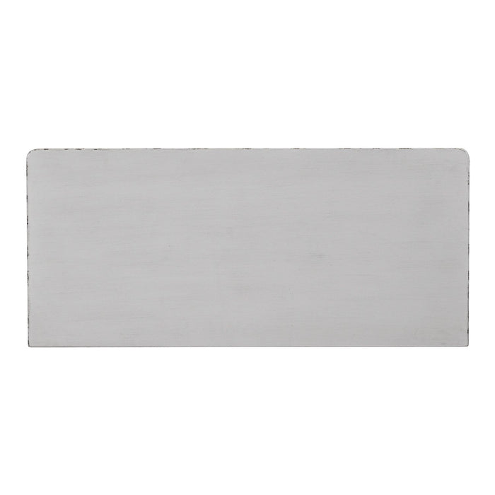Backroads Drawer Chest in Weathered White/Parchment Brown - Furniture 4 Less (Jacksonville, NC)
