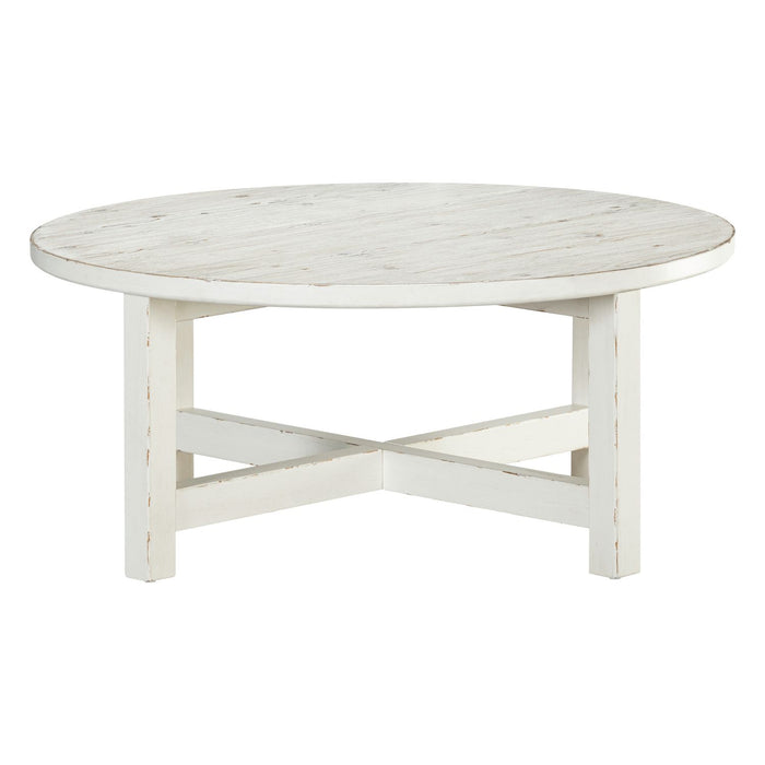 Backroads Round Cocktail Table - Furniture 4 Less (Jacksonville, NC)